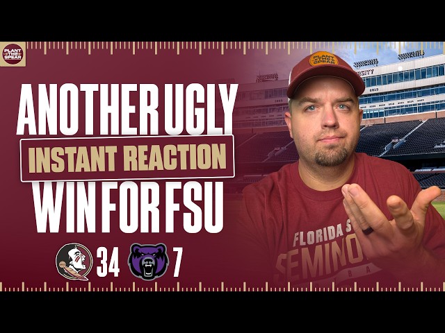 FSU Wins, but it was UGLY! This is BAD...