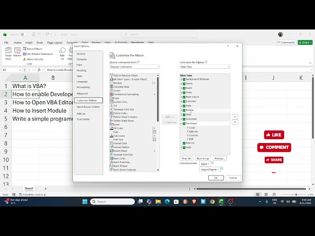 01  VBA Tutorial 01Print Msg Box