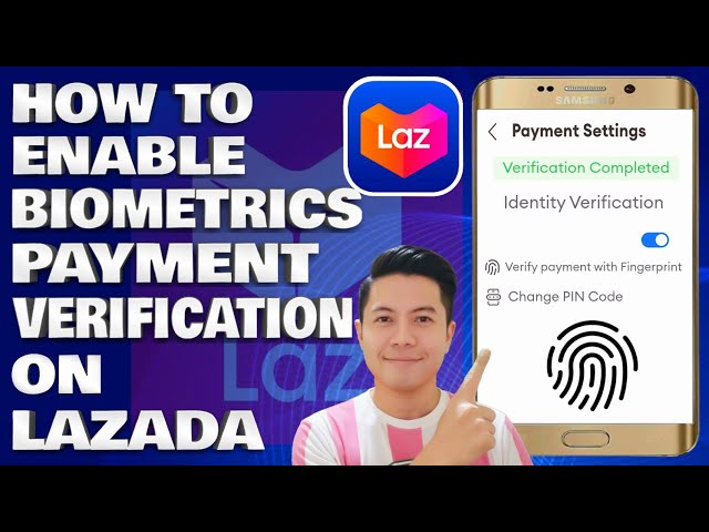 How To Enable Biometric Payment Verification on Lazada App | Fast & Secure Lazada Payments