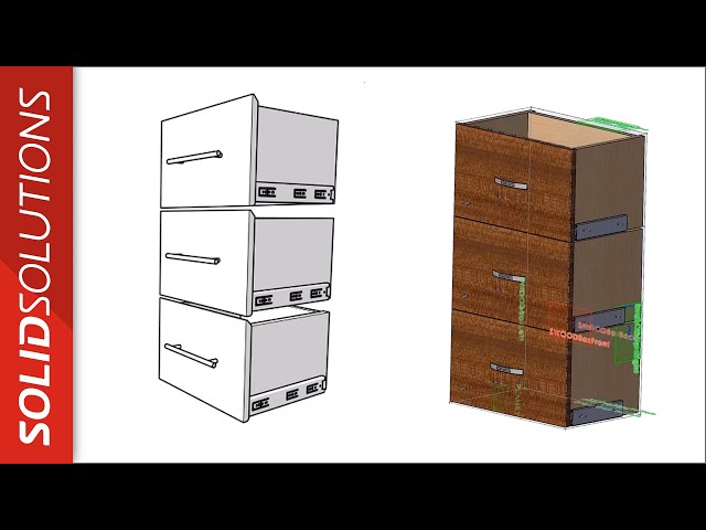 SOLIDWORKS SWOOD Box: Creating Inlay Drawers