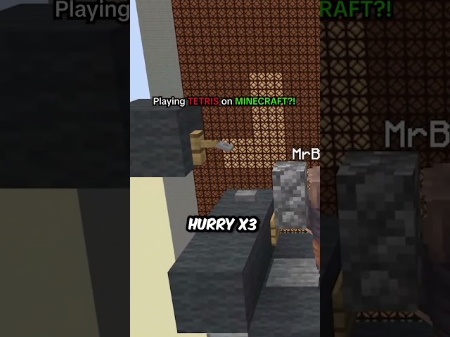 Tetris Made With Redstone?! 😳