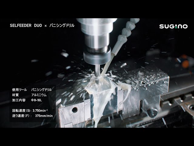 小型・汎用 ドリリング＆タッピングユニット「SELFEEDER DUO」 加工8種