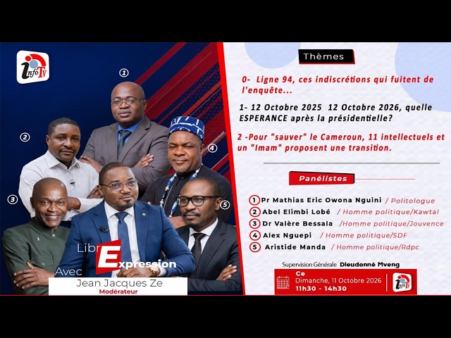 LIBRE EXPRESSION DU 11 OCTOBRE 2026