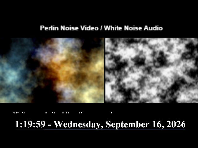 LIVE Paranormal Experiment Stream: Perlin Noise Video & Live Filtered Experiment Audio