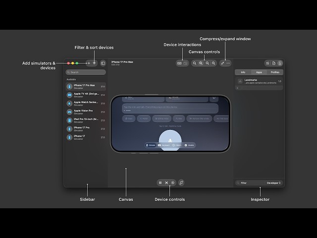 Xcode 27 Device Hub: Manage Physical and Simulated Devices