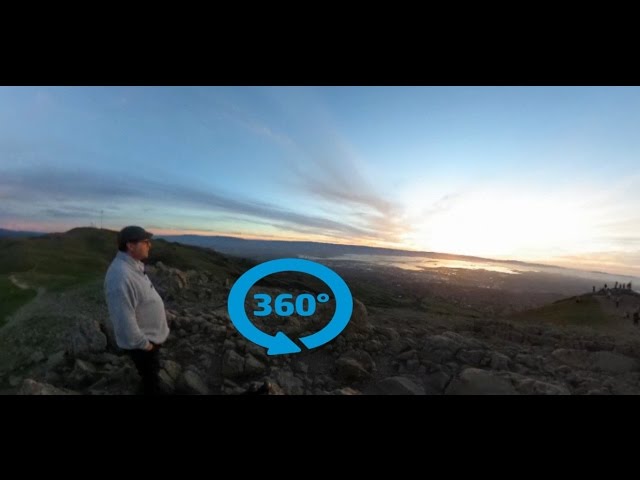 Mission peak Sunset Time lapse 360 Sphere