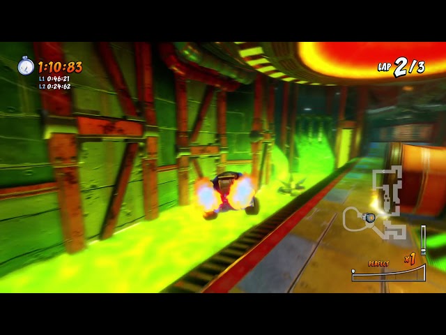 CTR Nitro Fueled - Developer Time Trials N.Gin Labs