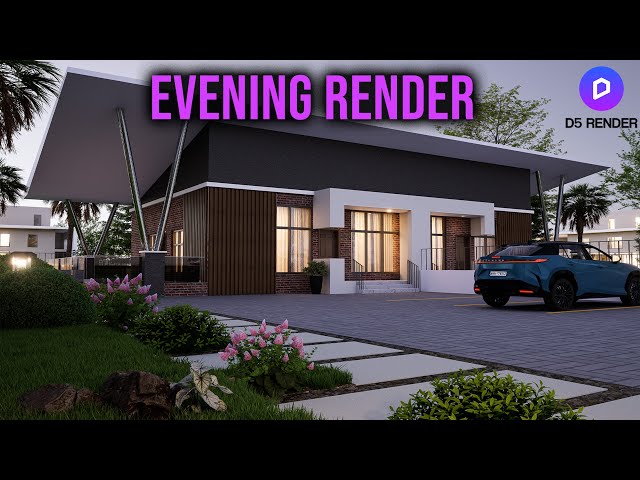 Create Magical Evening Scenes in D5 Render: Perfect Ambient Lighting Tips