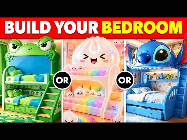 Would You Rather - Build Your Dream Luxury Bedroom 🎁🛏️🌈✨ Mystery Gift Edition