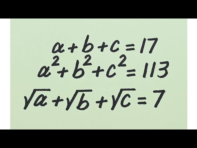 Only a genius can solve this algebra equation | Math olympiad mathematics 