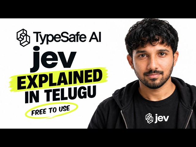 Jev AI అంటే ఏంటి? కొత్త AI System ని LIVEగా ఎలా Use చేయాలి? | Full Telugu Tutorial