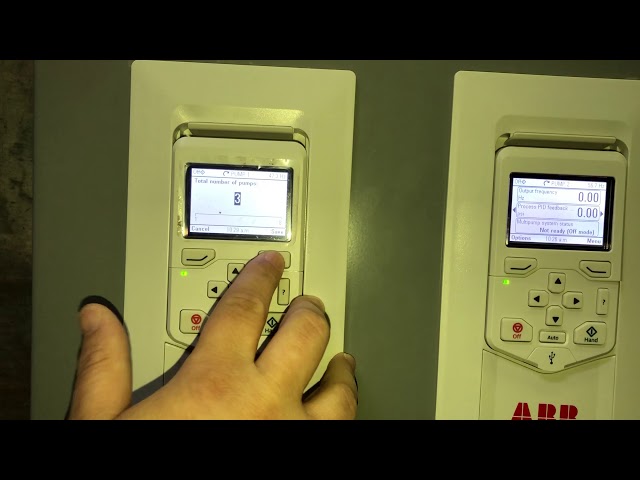 ABB ACQ580 VFD/Drive - Intelligent Pump Control Setup