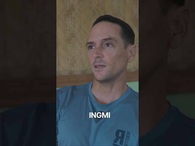 @williamtrubridge  talks about INGMI, an instinct that tells him if he needs to abort a dive
