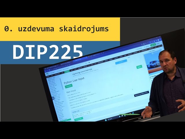 RTU studiju kursa DIP225 0. uzdevuma skaidrojums