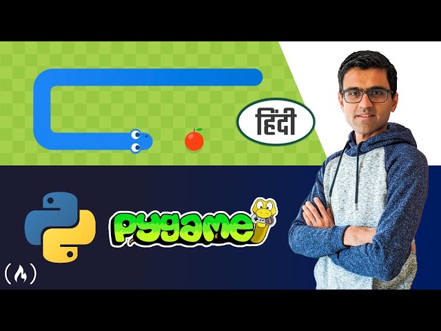 Snake Game in Python Pygame 🐍  [Hindi] - Tutorial