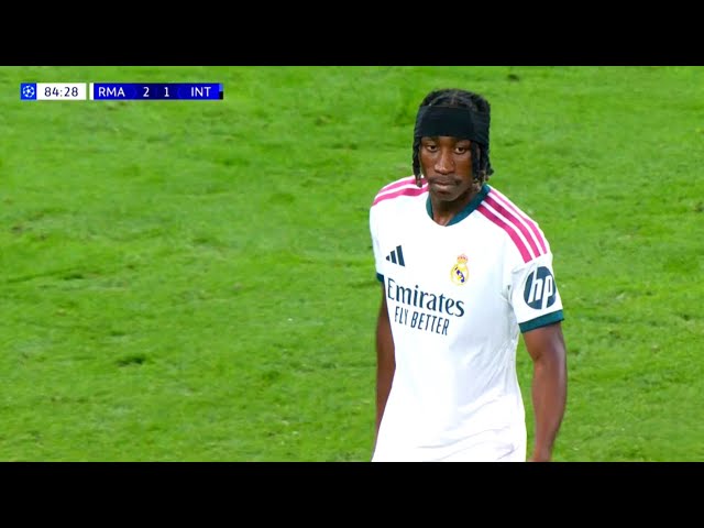 Diomandé’s UCL Debut for Real Madrid 🇨🇮🤍 | 12 Minutes