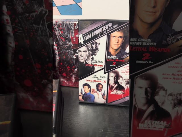 Stuff from my watchlist: Lethal Weapon #physicalmedia #lethalweapon #dvd #melgibson