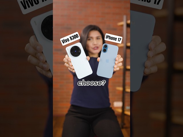 iPhone 17 vs Vivo X300- Which Compact Phone to Buy? #shorts