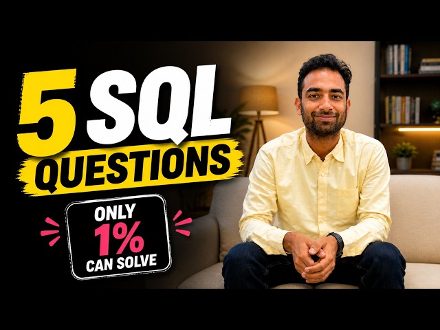 5 SQL Questions To Crack Senior Data Roles
