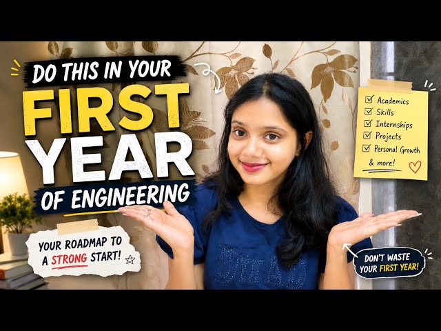 COMPLETE ROADMAP FOR YOUR FIRST YEAR