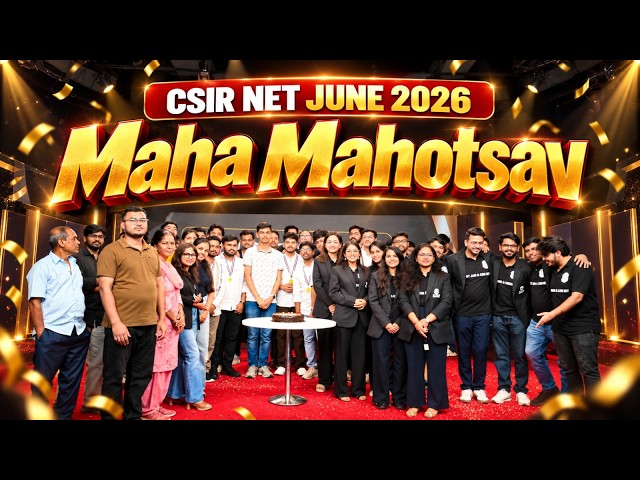 CSIR NET June 2026 Maha Mahotsav 🔥 | PW Result Celebration | 20 Sept 4PM