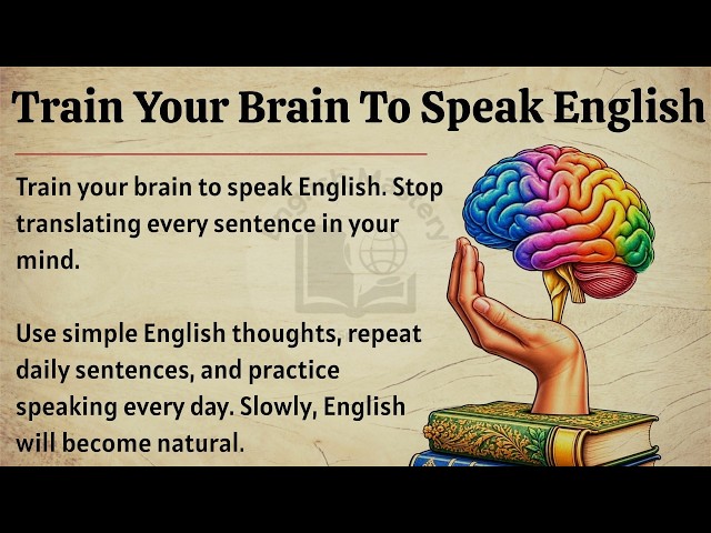 TRAIN YOUR BRAIN TO SPEAK ENGLISH || Learn English Through Motivation 🔥 || Level 3 English