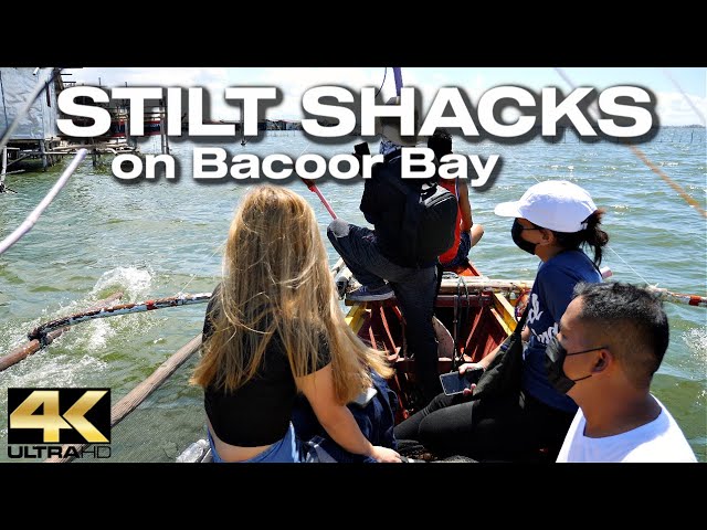 The STILT SHACKS - Philippines Boat Tour // Cavite City 4K]