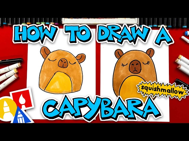 How To Draw Capybara Squishmallow