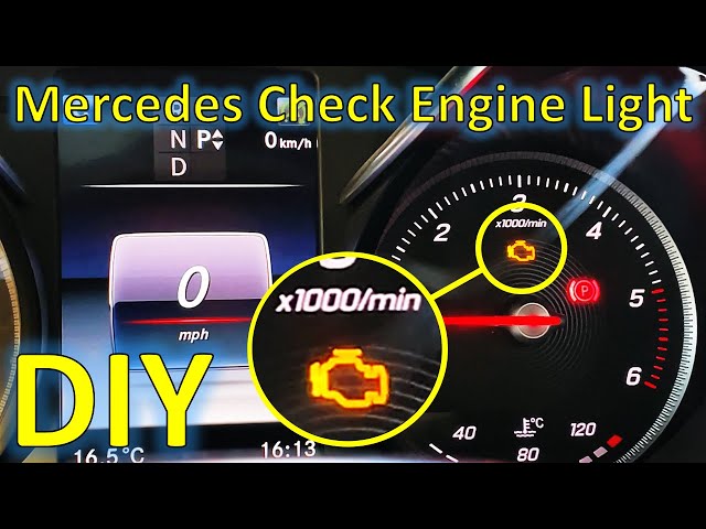Mercedes Check Engine Light // How to Diagnose and Reset