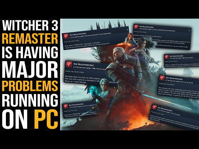 The Witcher 3 Remastered Is a Technical Mess - Inside Games Daily