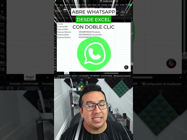 OPEN WHATSAPP FROM EXCEL WITH A DOUBLE CLICK 📲🔥