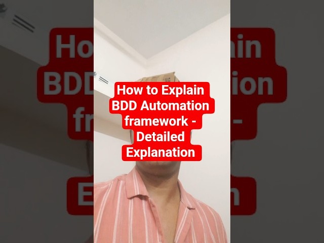 Explain about BDD automation framework with cucumber? #softwaretesting #selenium #automationtesting
