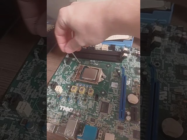 CPU installation 🖥️​💾​ #linux #computers