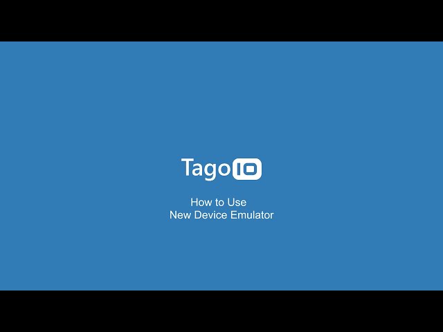 New Device Emulator from TagoIO