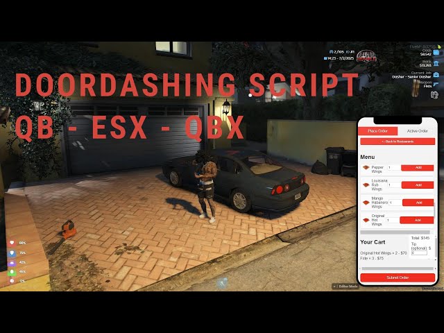 Juice-Dash (Fivem Doordash Script)