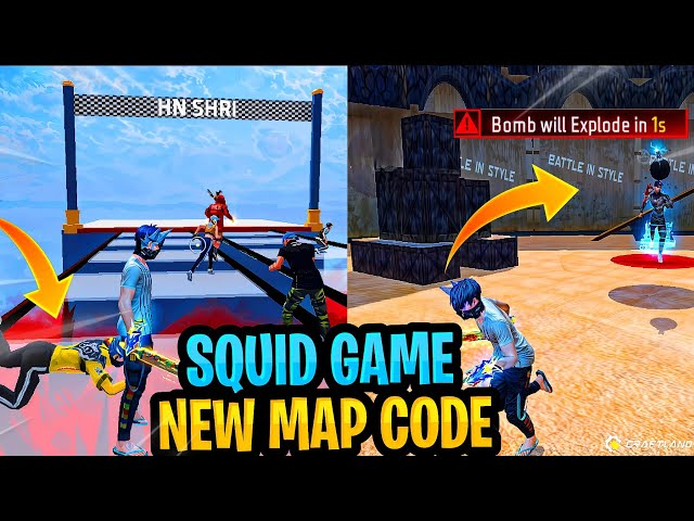 New Squid Game Free Fire Craftland Map Code 🚨 || By Hn Shri |