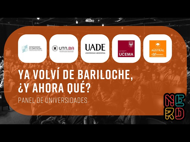 I'm back from Bariloche, now what?
