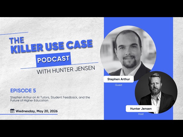 Stephen Arthur on AI Tutors, Student Feedback, and the Future of Higher Education