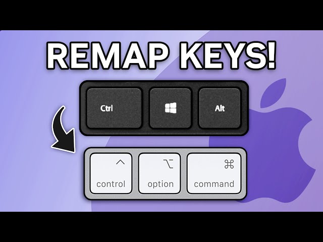 How to Remap Windows Keyboard Modifier Keys in MacOS! Easy Tutorial