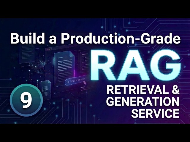 Production-Grade RAG Retrieval & Generation Service | FastAPI + MySQL #9