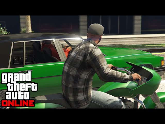 Lamar asks Franklin why he still have the bike he gave him | GTA Online
