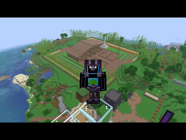 Playing on my 5 year old Minecraft world