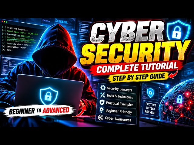 Cybersecurity Tutorial for Beginners 🔥 | Complete Step-by-Step Guide | Hindi