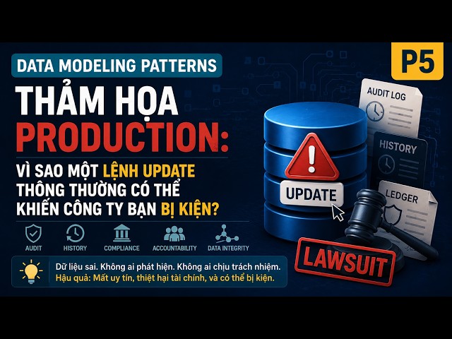🔒🗄️Why a Routine UPDATE Command Could Get Your Company Sued | Data Modeling Patterns P5