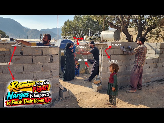 Ramin Joins the Fight! Narges Is Desperate to Finish Their Home 💔.