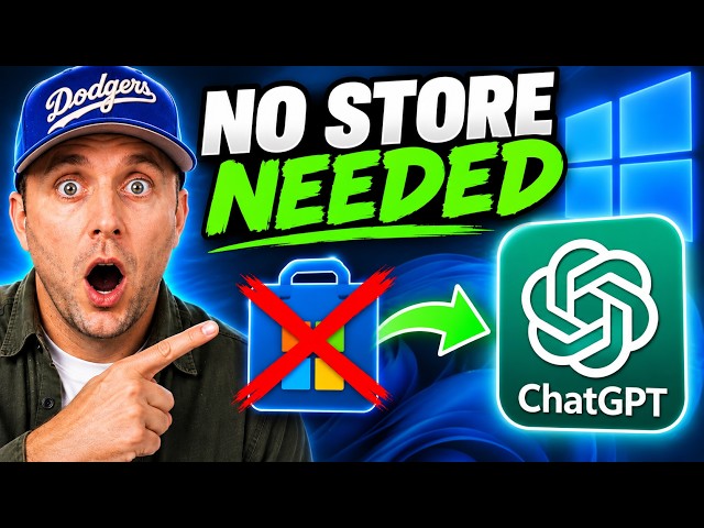 Install ChatGPT Without Microsoft Store (Tiny11 + Windows Server)
