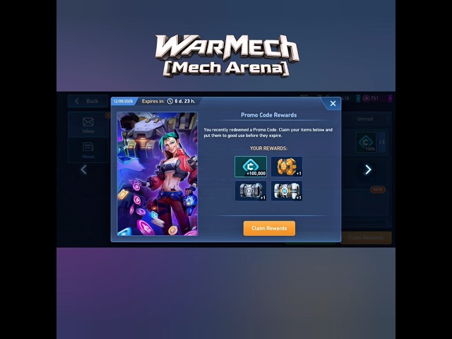 Mech Arena - New Promo Code (Sept 2026) #2026 #promocodes #sept