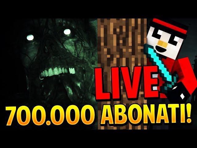 LIVE SPECIAL DE 700K ABONATI! - Minecraft & OUTLAST 2