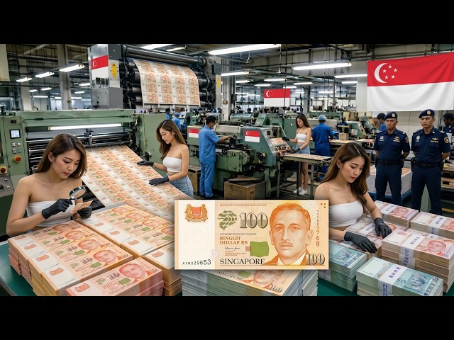 Inside Singapore’s Money Factory: How the $1,000 Singapore Dollar Banknote Is Made (Full Process)