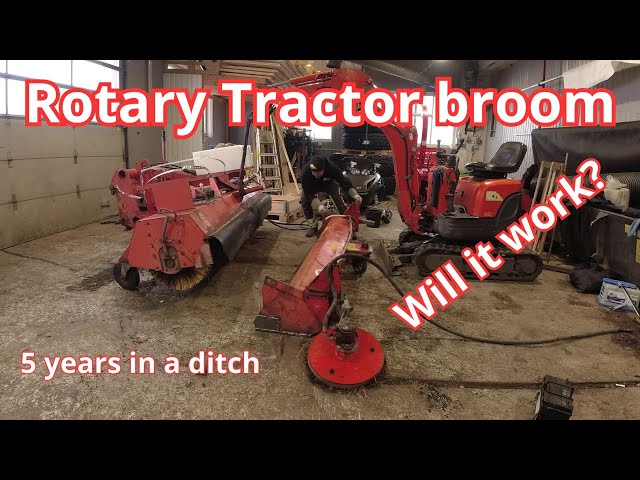 Rotary broom for my tractor, 5 years in a ditch will it work?